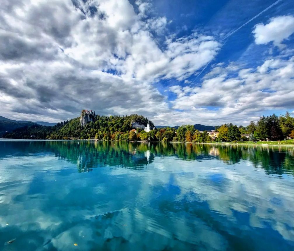 Lake Bled in Slovenia in early fall