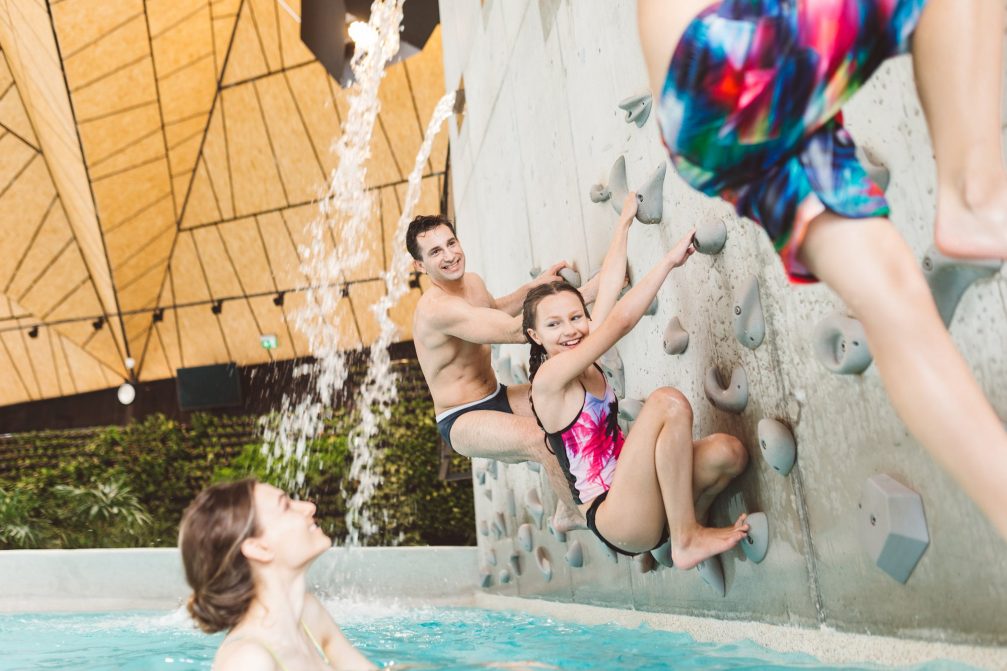 Climbing wall Family at Wellness Termalija in Terme Olimia Thermal Spa in Podcetrtek 