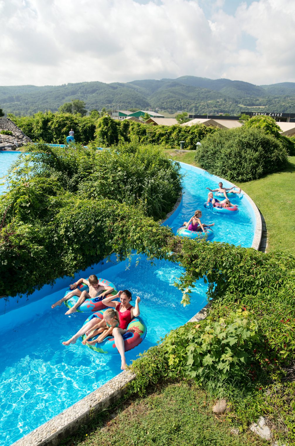 Lazy River attraction at Terme Catez Thermal Bath Complex in Slovenia