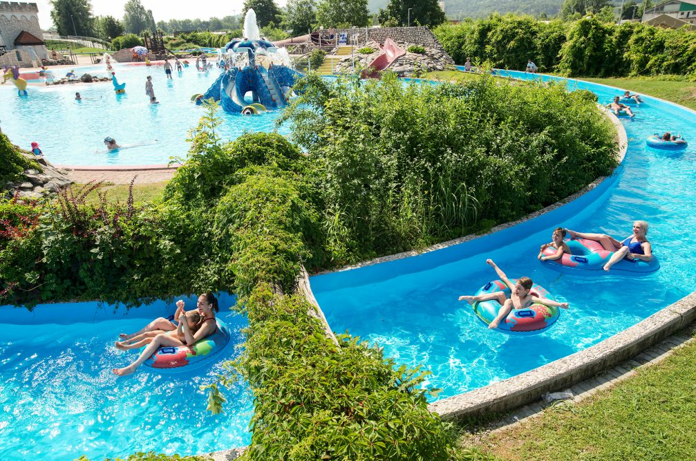 Lazy River attraction at Terme Catez Thermal Spa in Slovenia