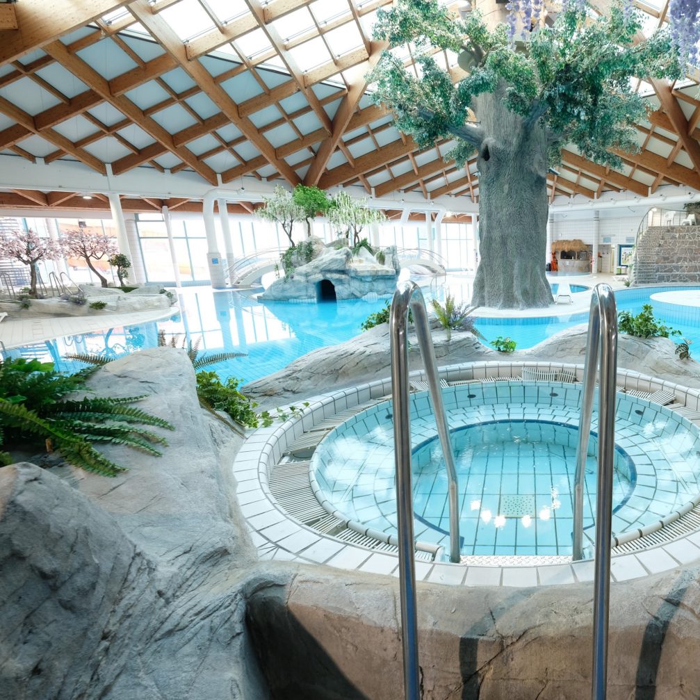 Indoor pools at Terme Catez in Slovenia