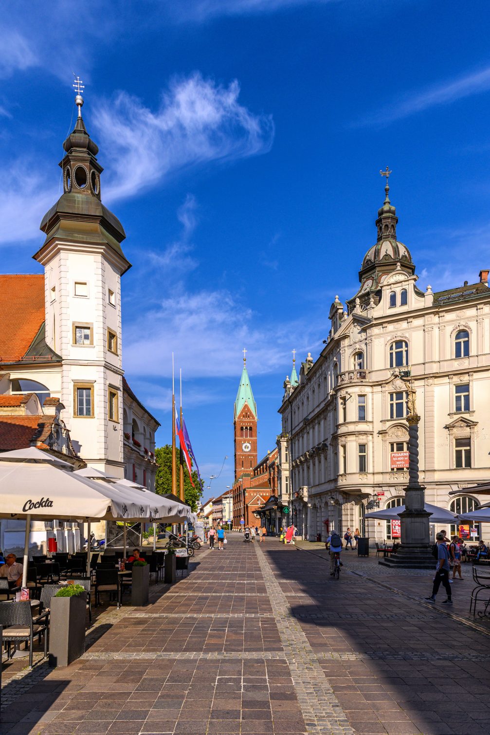 Castle Square in Maribor in Slovenia