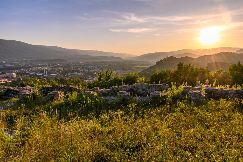 Piramida Hill, an elevated viewpoint above Maribor, Slovenia