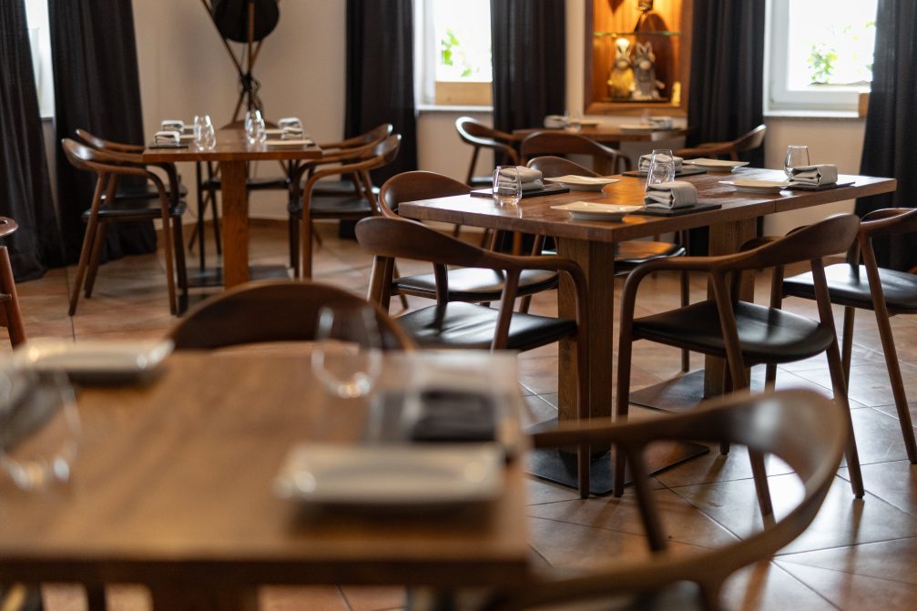 Interior of Restaurant Mak in Maribor, Slovenia