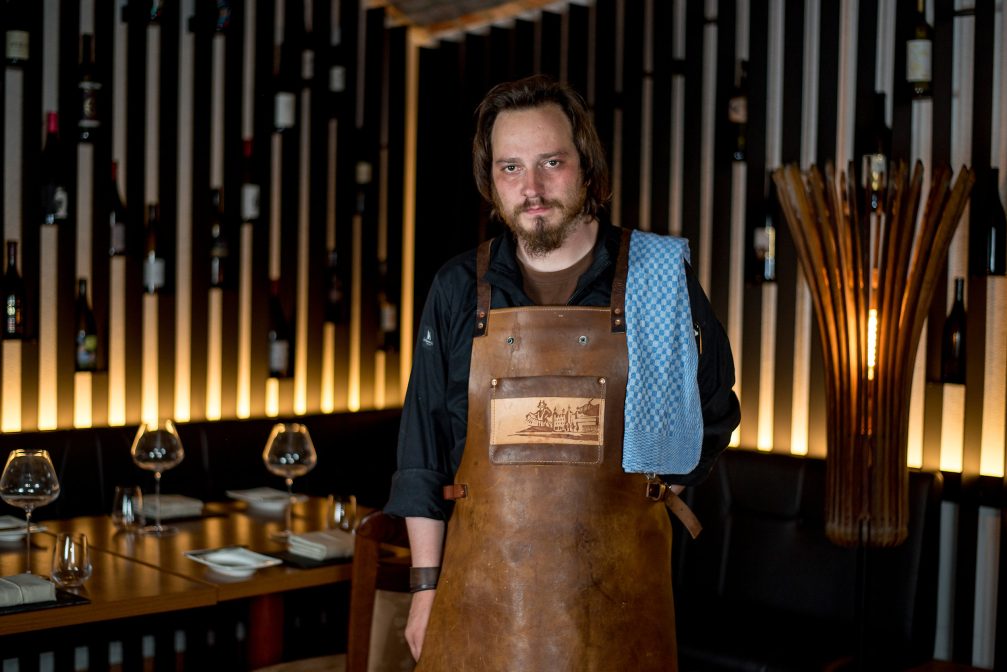 David Vracko, the acclaimed chef of Restaurant Mak in Maribor